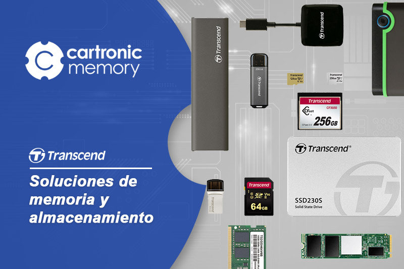 Soluciones de memoria y almacenamiento Transcend