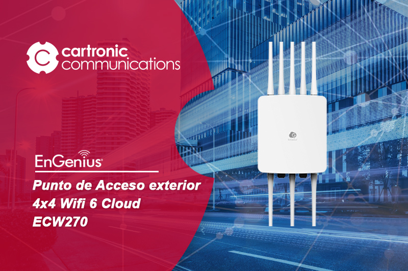 EnGenius ECW270, AP exterior 4 x 4 Wifi 6 gestionado en la nube