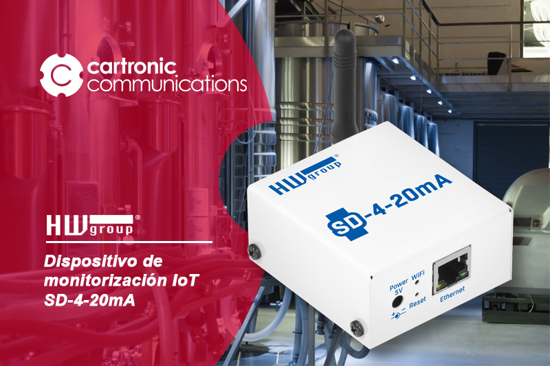 HW group SD-4-20mA, nuevo dispositivo de monitorización IoT