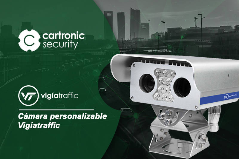 Cámara personalizable Vigíatraffic, reconocimiento automático de matrículas ALPR