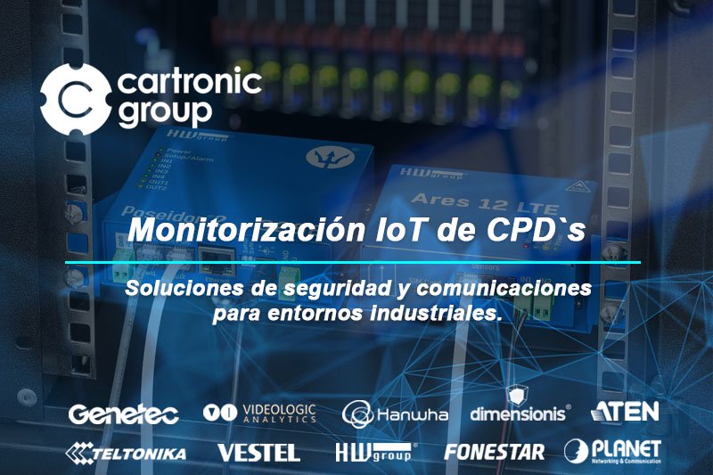 Sistemas para la monitorización IoT de CPD`s o infraestructuras.