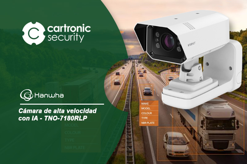 TNO-7180RLP, nueva cámara de alta velocidad con IA de Hanwha Vision