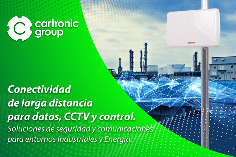 Radioenlaces, velocidades ultrarrápidas y conectividad fiable para industrias y energía