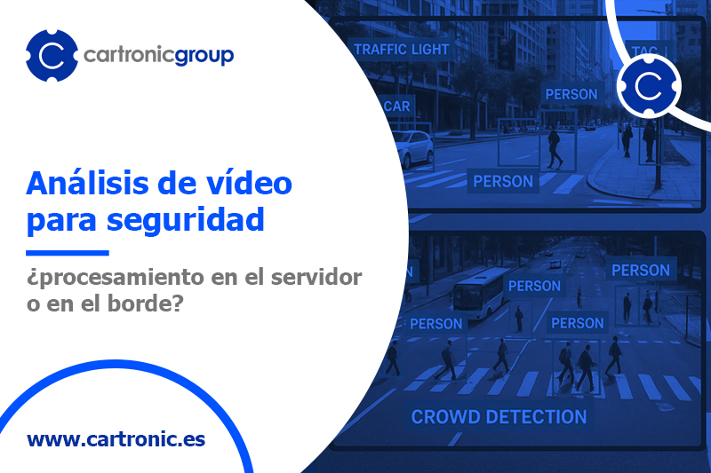Análisis de vídeo para seguridad: ¿procesamiento en el servidor o en el borde?