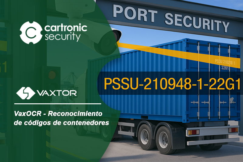 VaxOCR Containers, análisis de vídeo para el reconocimiento de códigos de contenedores